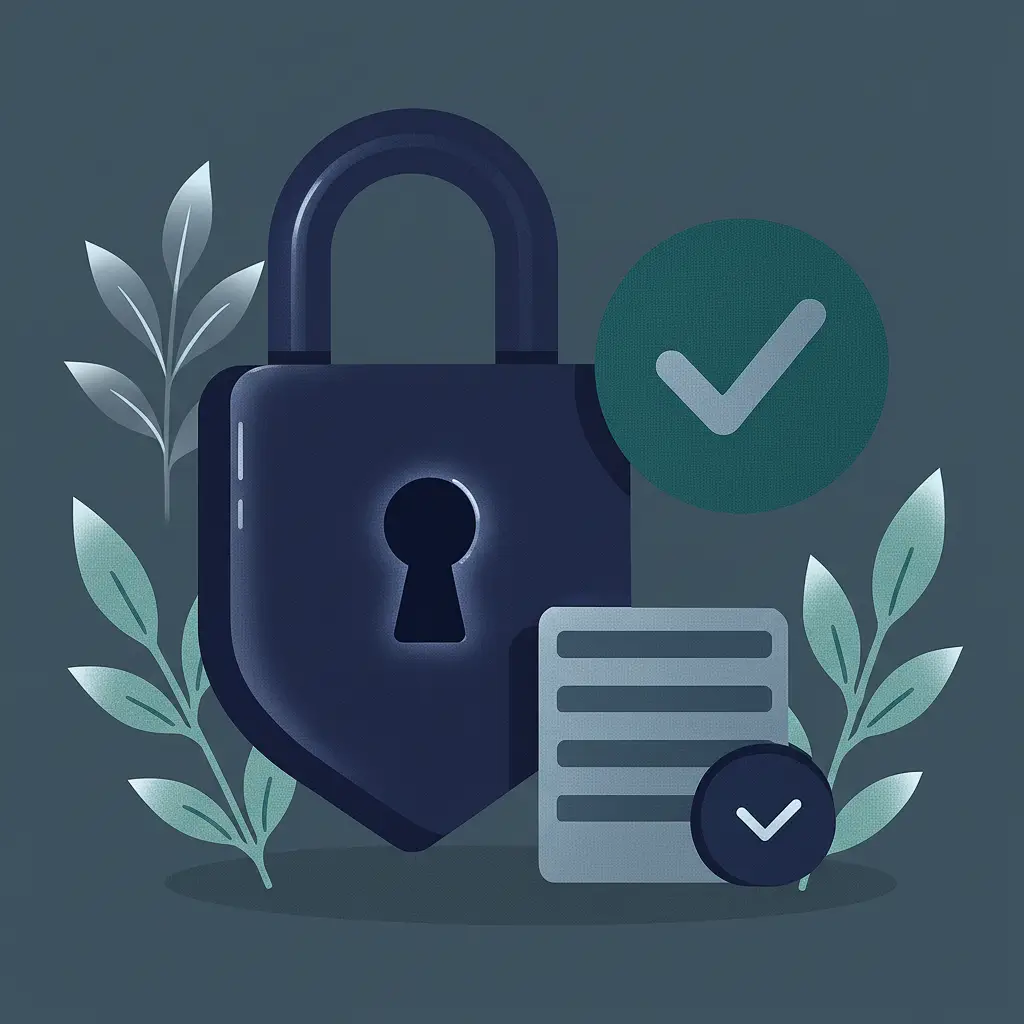 Ilustración relacionada con la seguridad y confianza al elegir una formación online.