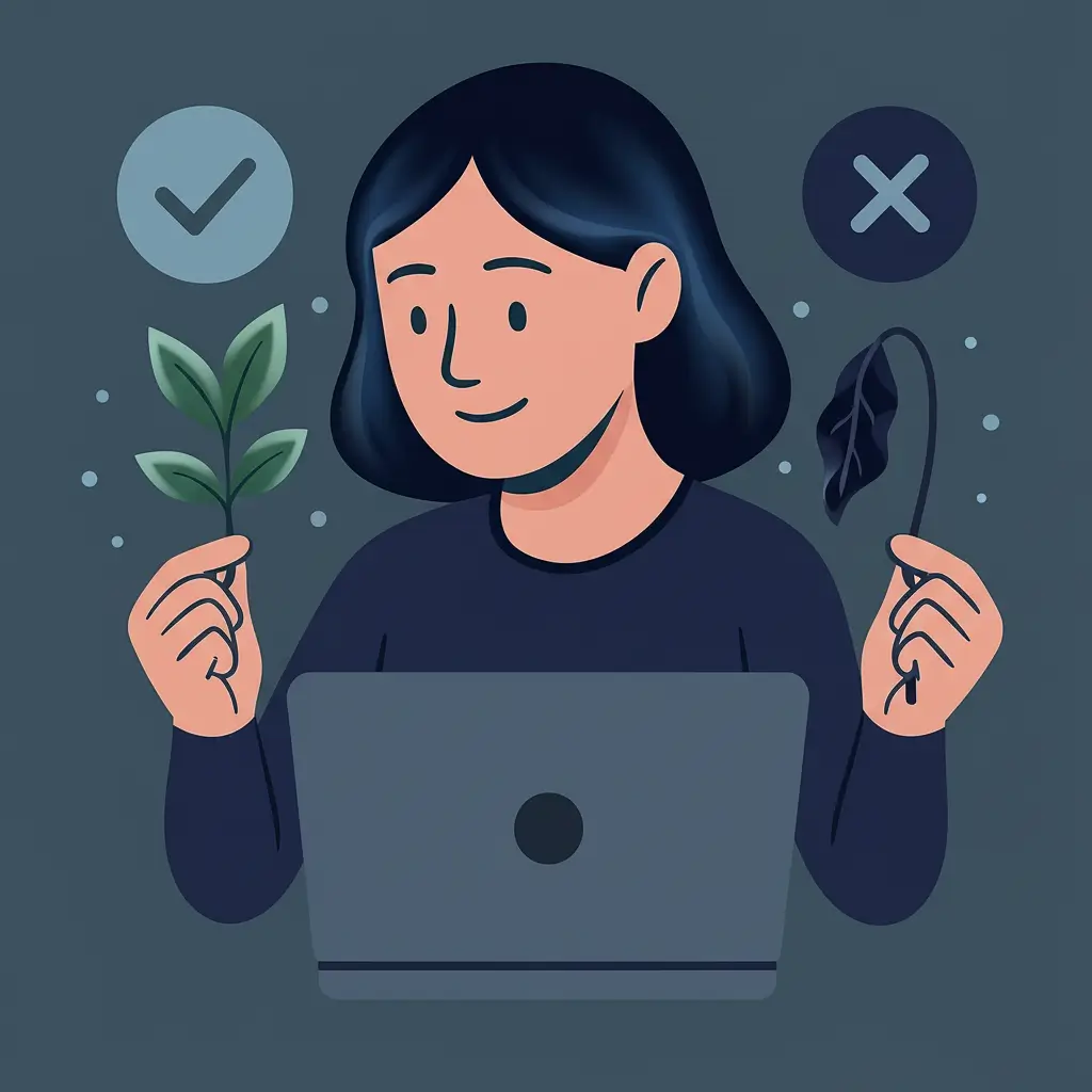 Ilustración sobre la experiencia de aprendizaje en formación online.